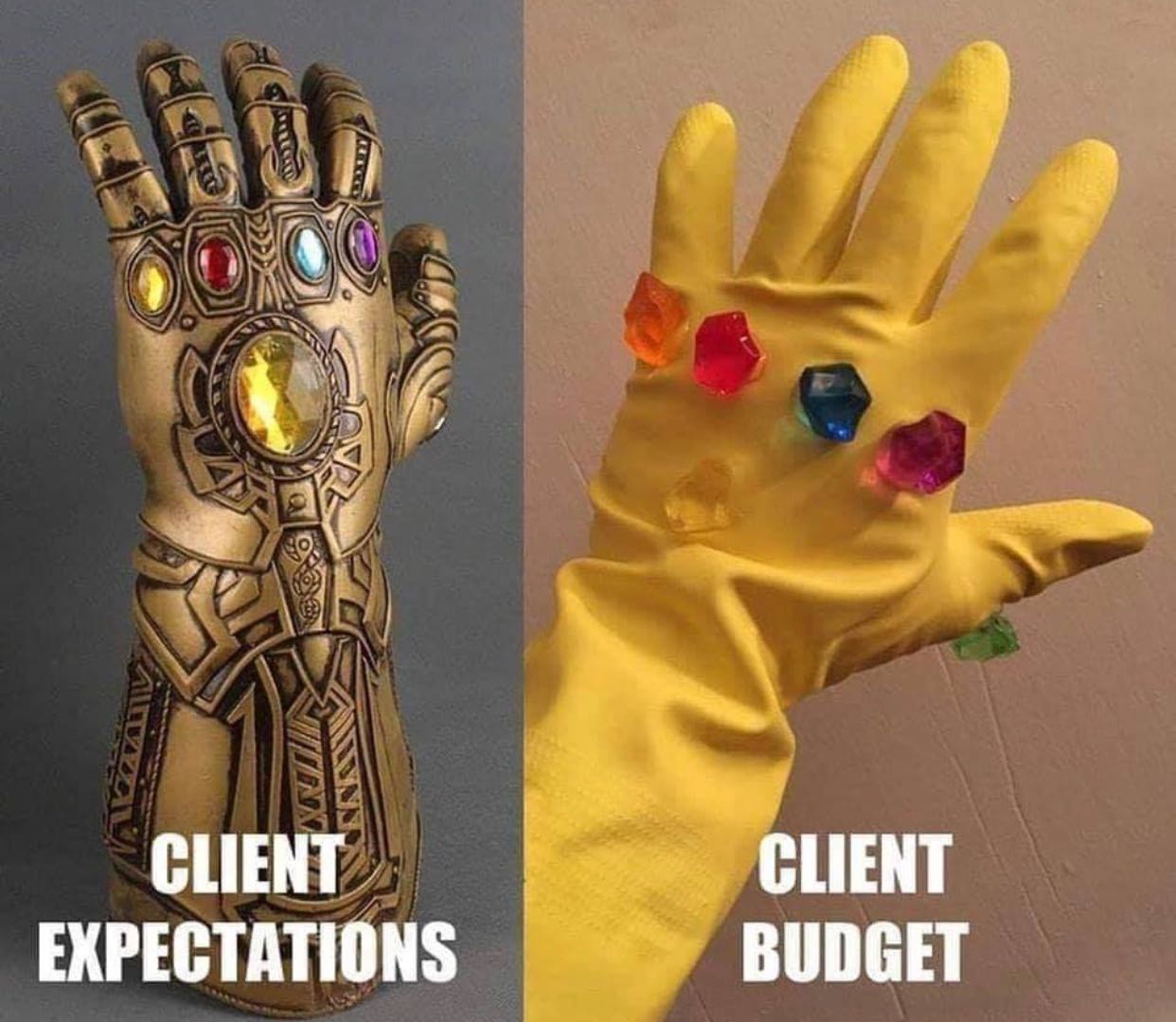 client expectations meme