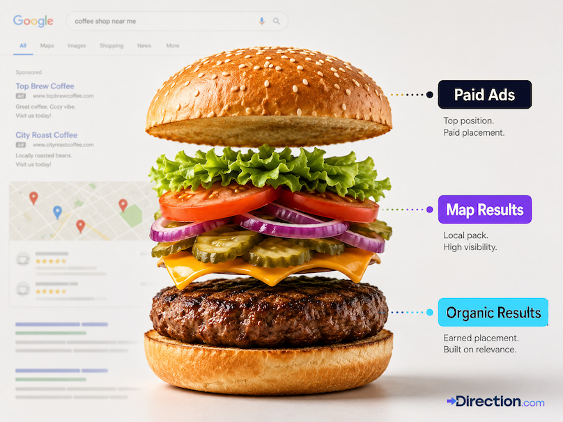 The layers of search result pages.