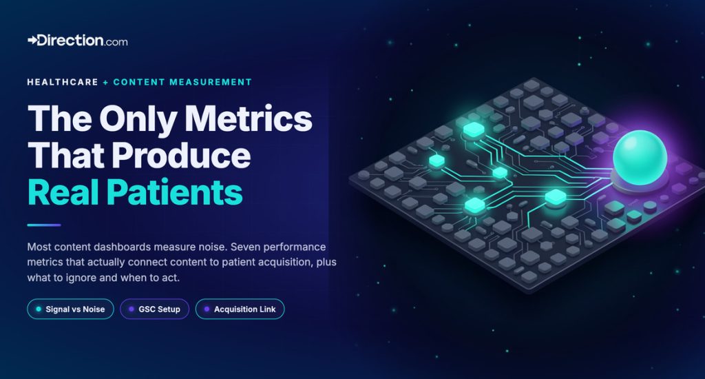 Content Performance Metrics for Healthcare SEO How to Measure Whether Your Content Actually Produces Patients