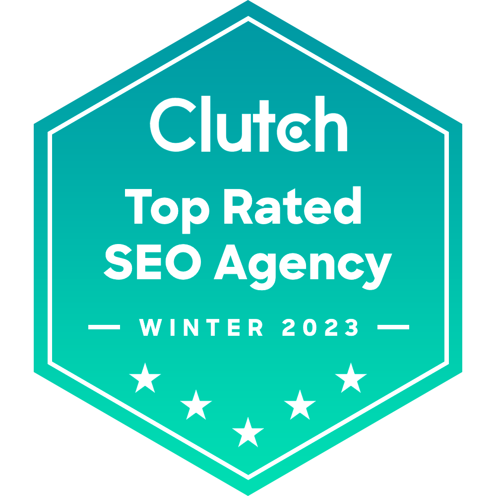 Best SEO agency award on Clutch