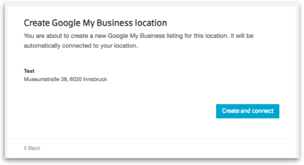 create google business profile location