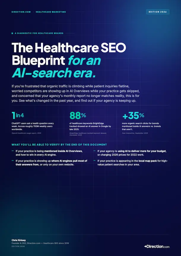 The Healthcare SEO audit playbook for 2026.