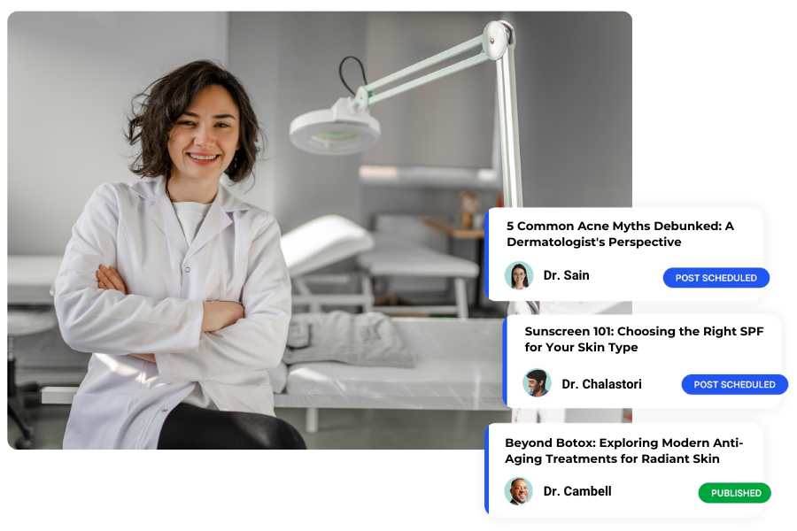 Showcase your expertise in dermatology