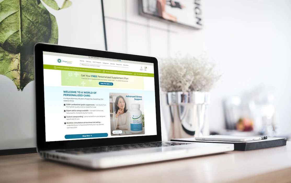 Pharmacy SEO Client website fully optimized for mobile and desktop experience.