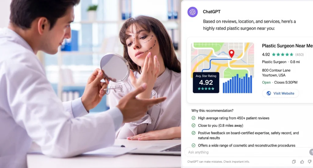 plastic surgeon ai seo service