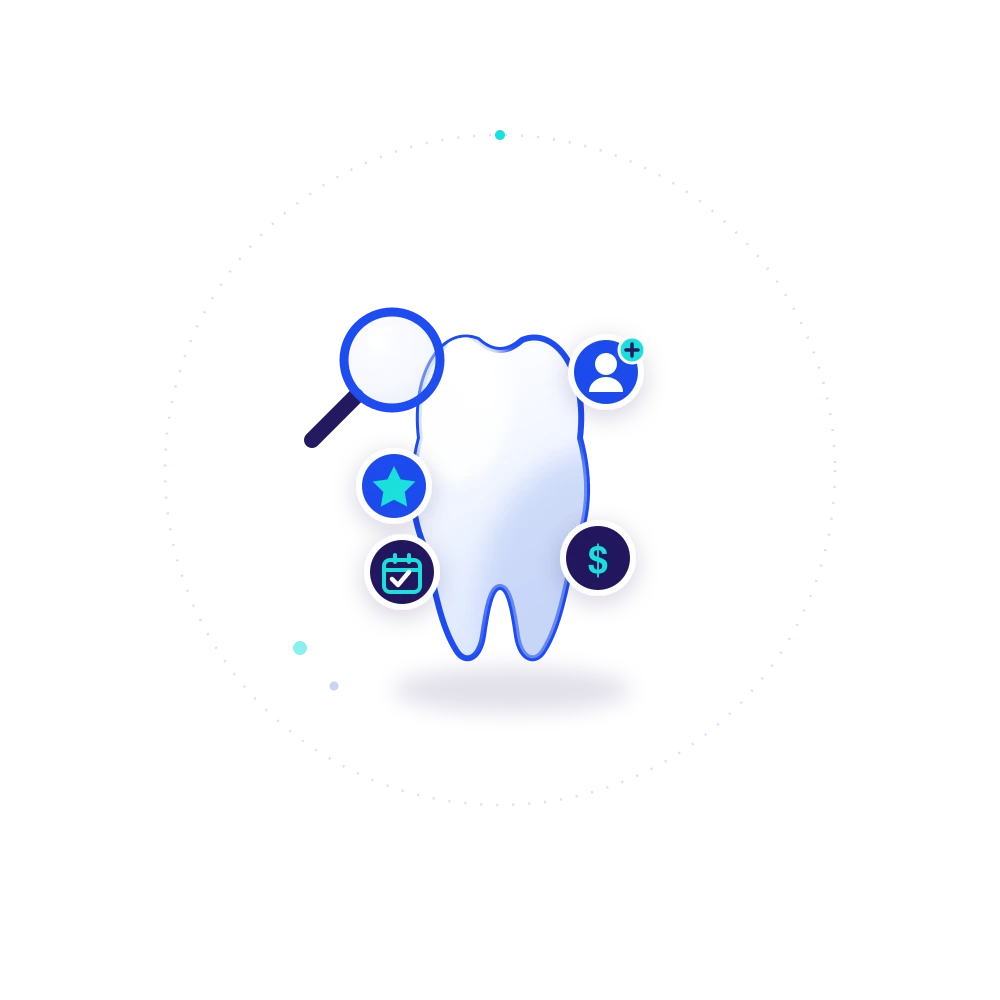 dental digital marketing graphic