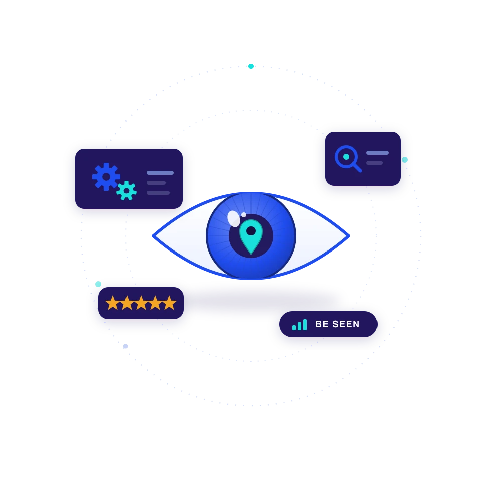 ophthalmology digital marketing graphic
