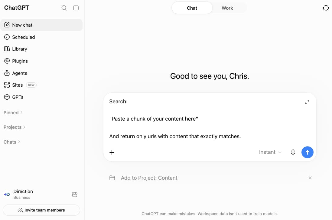 How to prompt GPT to find your content.