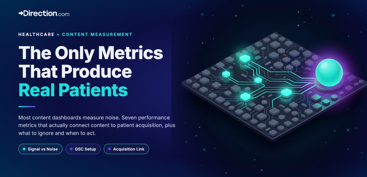 Content Performance Metrics for Healthcare SEO How to Measure Whether Your Content Actually Produces Patients