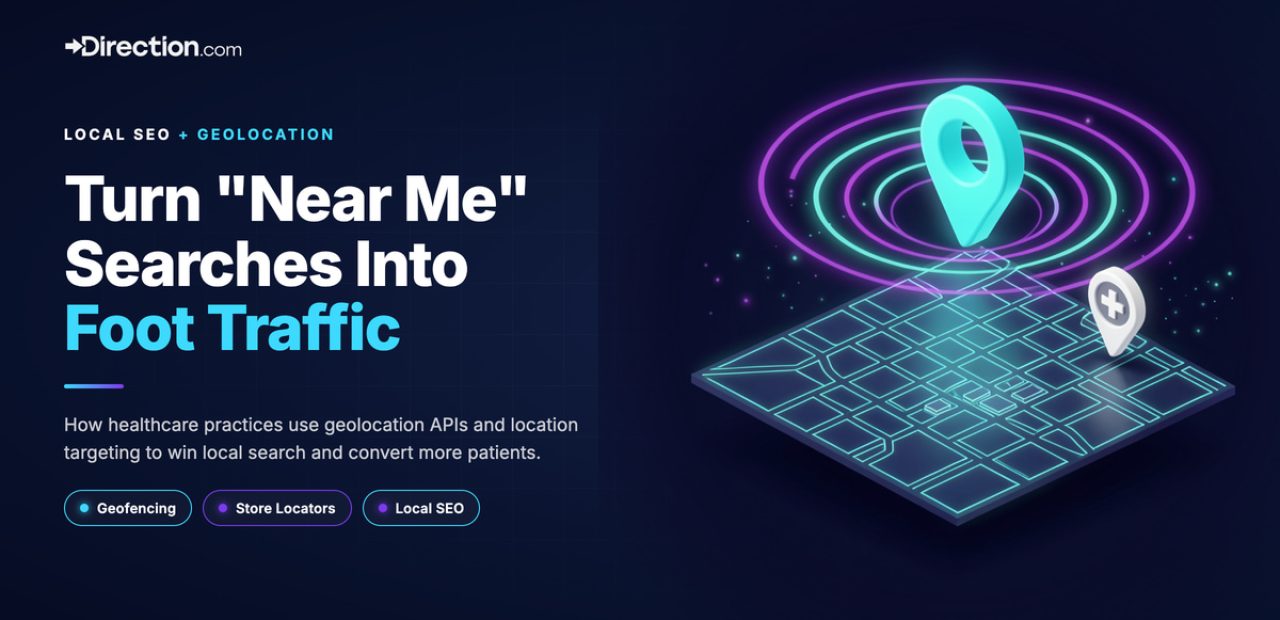 local seo with geolocation APIs for healthcare practices.