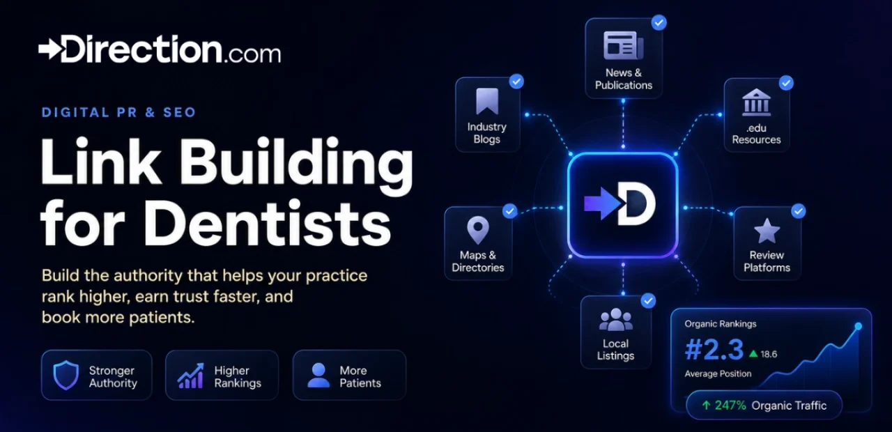 the best way to do link building in the dental industry.