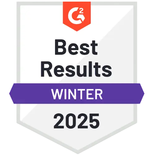 2025 G2 Award for Best Results from SEO in Mankato awarded to Direction.com for delivering top-performing search strategies.